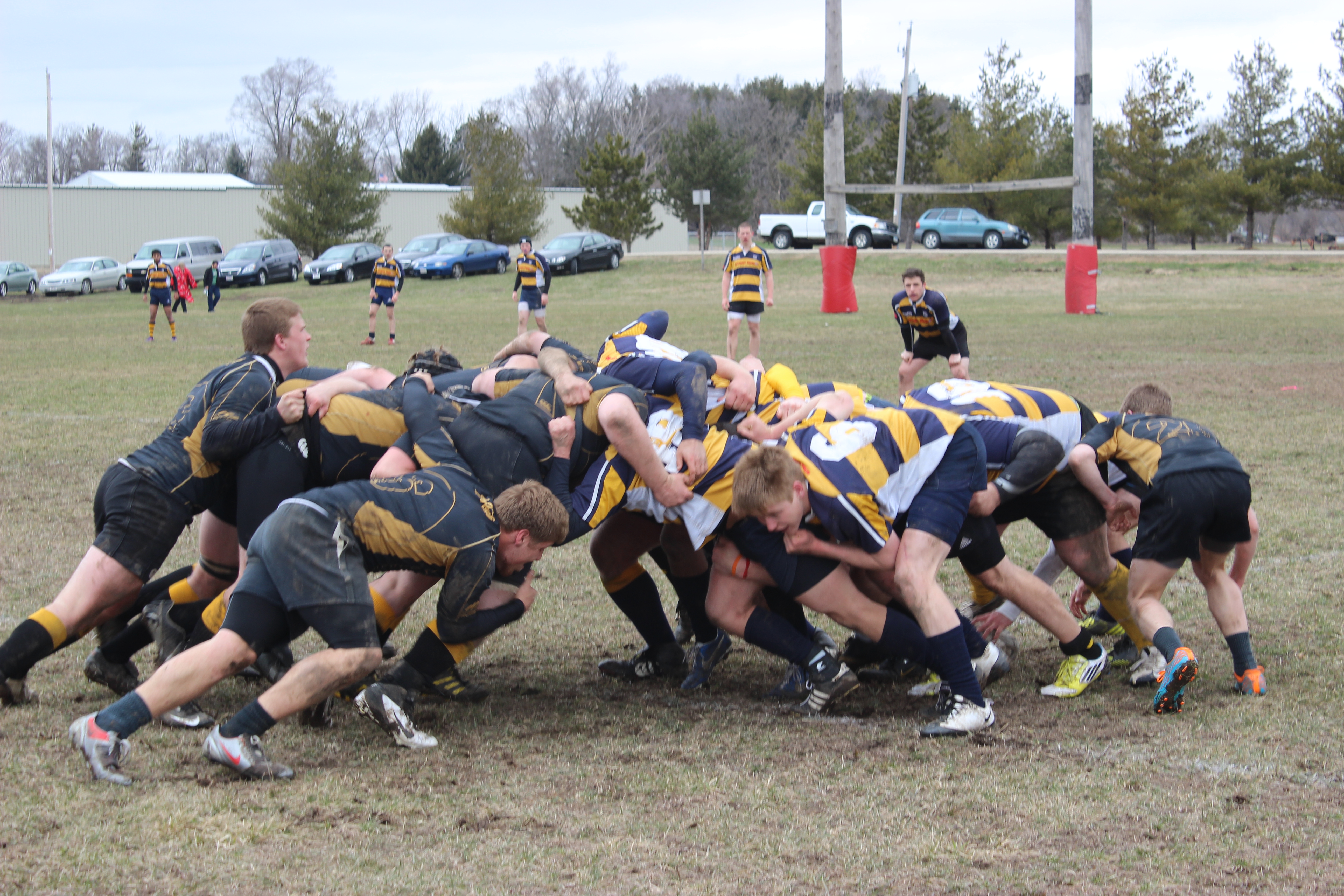 B-side scrum vs. Purdue