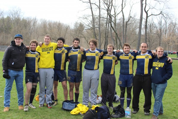 The victorious graduating seniors left to right, Sebastian Harrison, Dave Hiltzik, Matt Pilon, Sergio Rocha, Mike LaCivita, Nic Bishar, Olly Gregerson, Grady Bridges, Chris Hopfner, Pete Melgren.