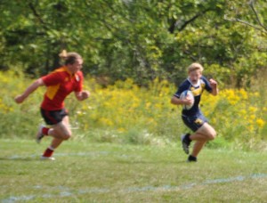 Matt Kasten around the corner for a Michigan try