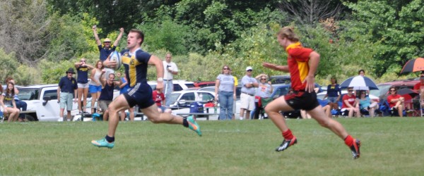 Christian Mentzer headed in for the winning try