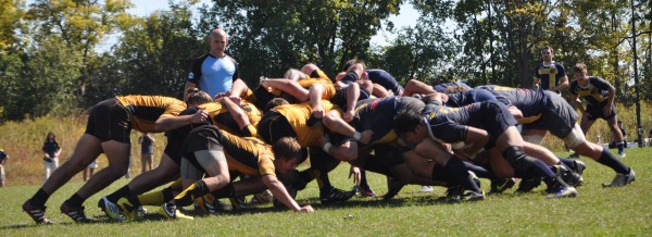 Another strong Michigan scrum