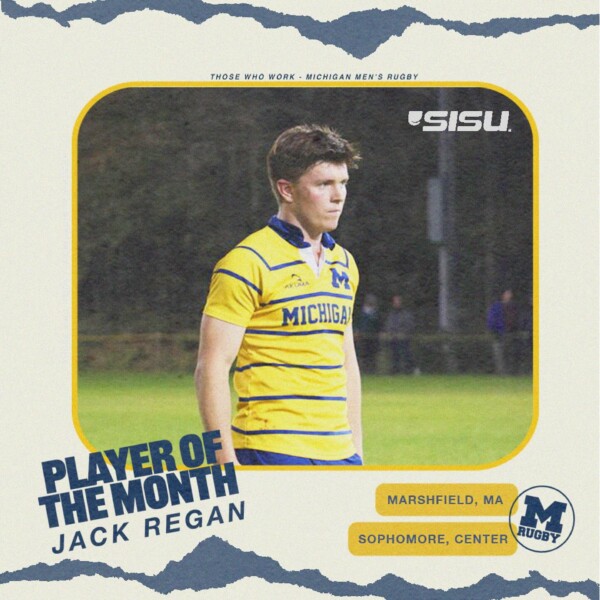 Congratulations to Jack Regan on being named Sisu Player of The Month. Read more about Jack through the link in bio.ThoseWhoWork GoBlue